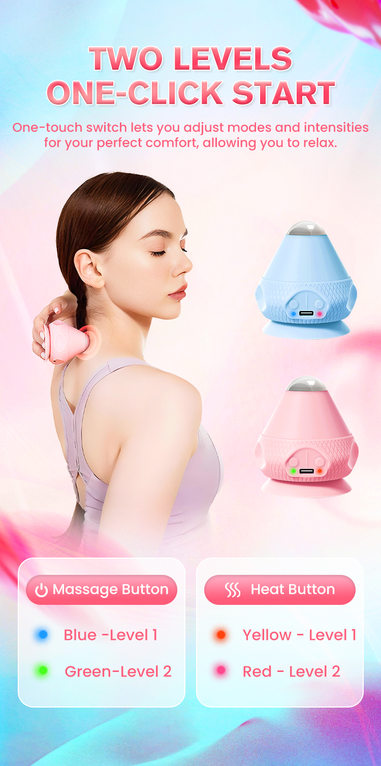 masseur à boule vibrante à adsorption électrique pour fascia