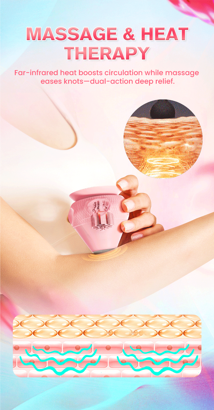 masseur à boule vibrante à adsorption électrique pour fascia