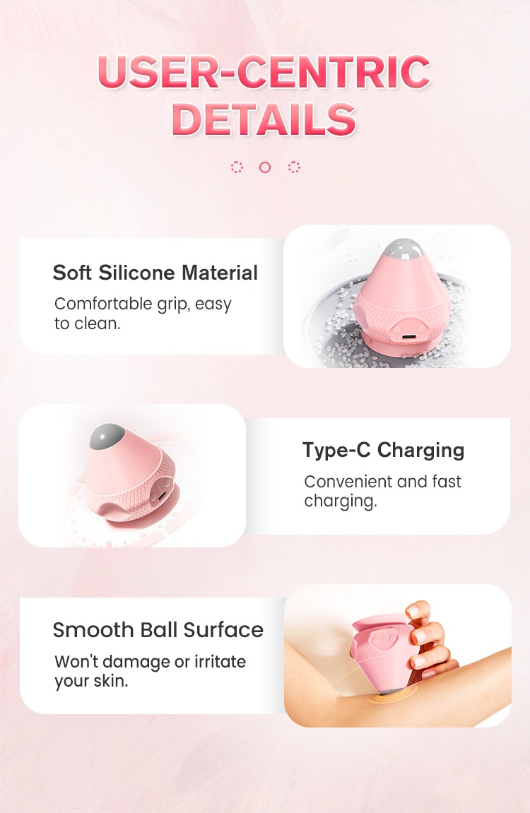 masseur à boule vibrante à adsorption électrique pour fascia